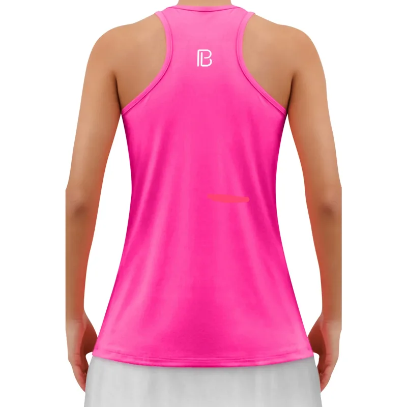 Pickleball Bella Hot Pink Racerback Tank