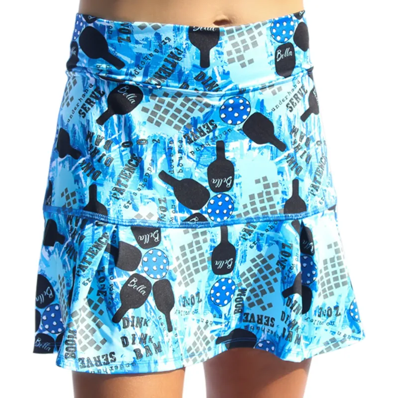 Falda-pantalón plisada Drop Pleat Pickleball Bella Graffiti 2