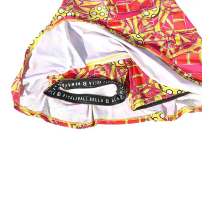 Pickleball Bella Angle Shot 1 Drop Pleat Skort