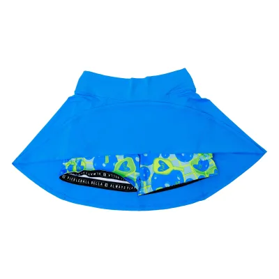 Falda-pantalón Pickleball Bella Electric Blue corte en A