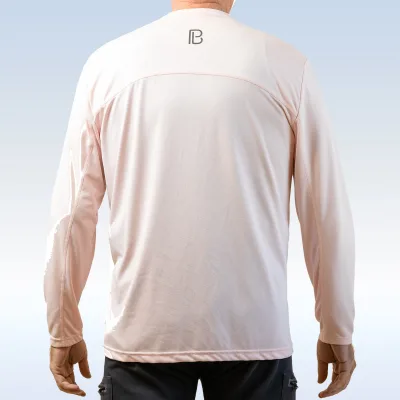 Pickleball Bella Men's Gossamer Pink Long Sleeve Tee