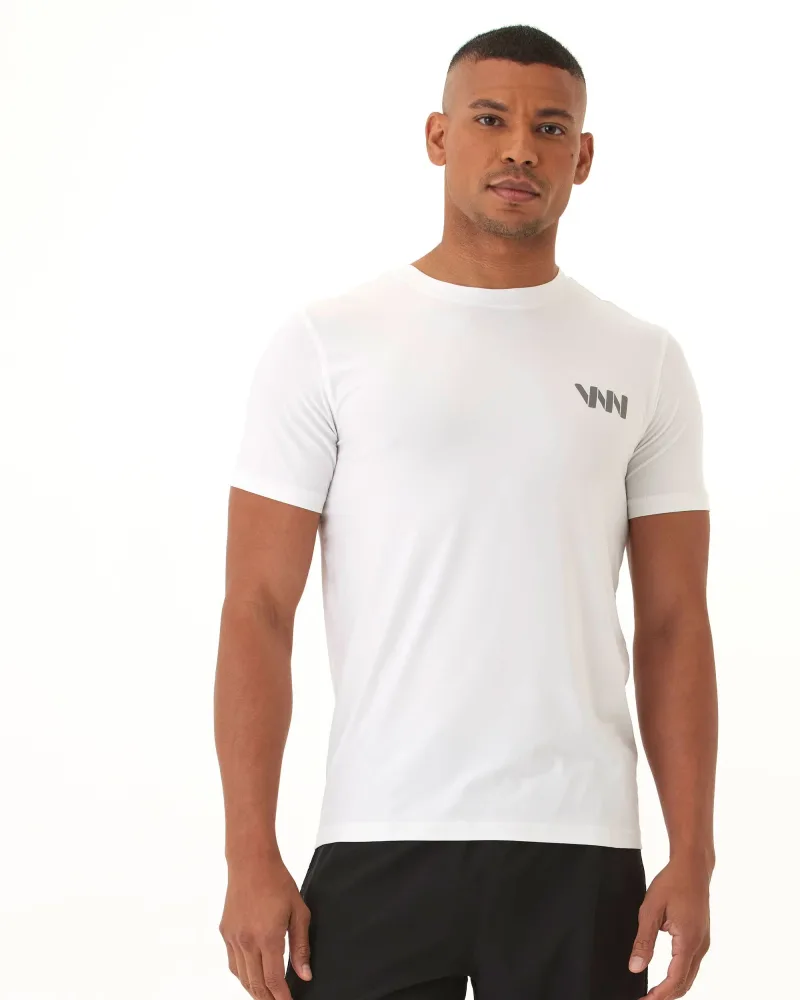 Wringer Wear Men's Logo Performance Tee | White