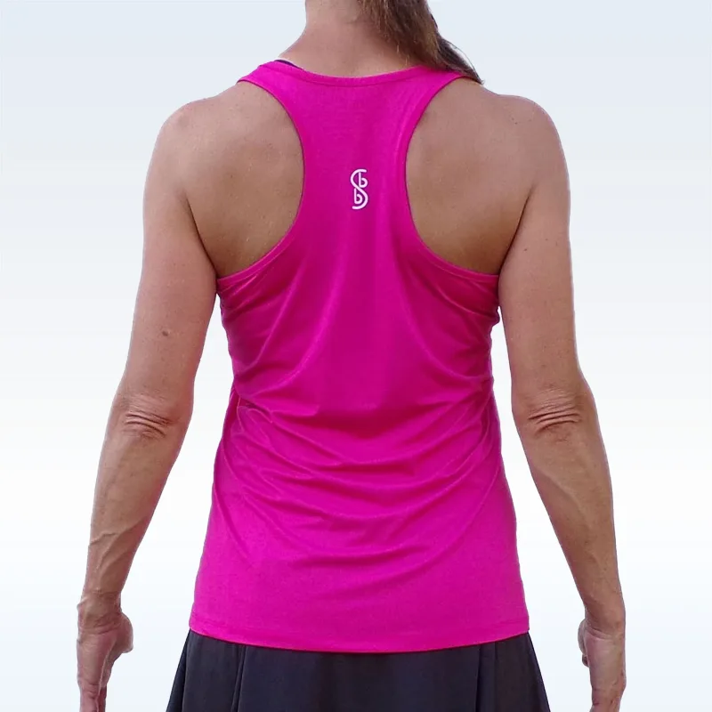 Pickleball Bella Pink Racerback Tank