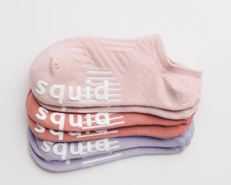 Squid Socks Perfectly Pastel Grip Socks | No-Show