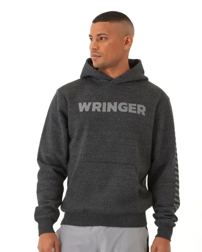 Wringer Wear Men's Core Graphic Hoodie | Off Black
