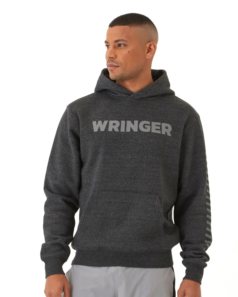 Wringer Wear Men's Core Graphic Hoodie | Off Black