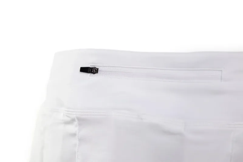 TMPR Women's Mid-Rise Performance Pickleball Skort | White