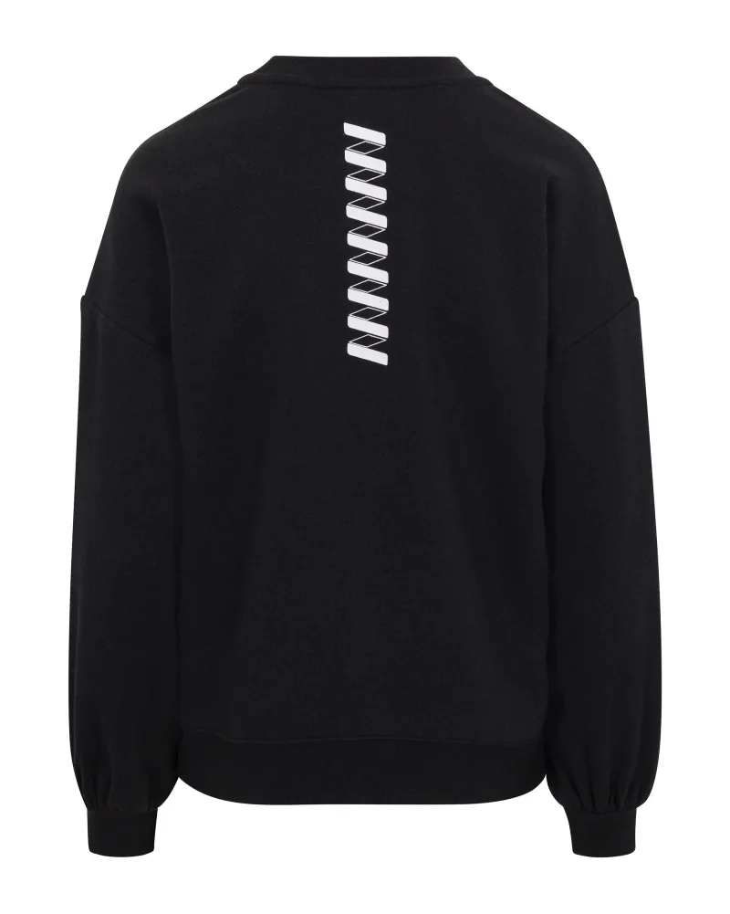 Sudadera con cuello redondo para mujer Wringer Wear | Black